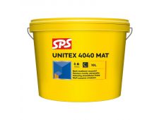 SPS Unitex 4040 Mat Muurverf - Wit - 10L