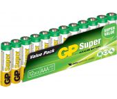 GP Alkaline Super Batterijen - AAA - 1,5V (12st) - 03024AS12