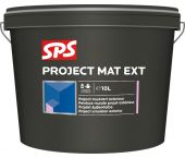SPS 10310025 Project Mat Ext Muurverf - Zwart - 10L