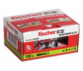 Fischer 555006 DuoPower Universele pluggen - 6 x 30mm (100st)