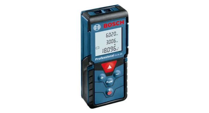 Bleu GLM Bosch Professional GLM 40 Télémètre Laser 0601072900 