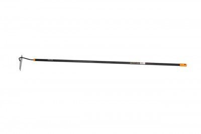 Solid Fiskars Binette Longueur: 155 cm Largeur: 16 cm Noir/Orange 1016035 Tête en acier/Manche en aluminium 
