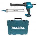 Makita DCG180ZXK - Pistolet à colle / silicone sans fil Li-Ion 18V (machine seule) dans mallette + porte cartouche et support tubes