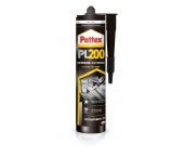 Pattex 1506667 PRO PL200 - Colle mastic de fixation - cartouche de 480 gr (6pcs)