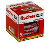 fischer 538243 - Cheville bi-matière DuoPower 12 x 60 sans vis (25pcs) DuoPower 12x60