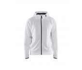 Blåkläder Sweat zippé à capuche - XL - Blanc/Gris foncé