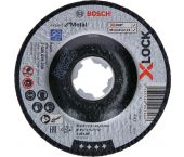 Bosch 2608619256 - X-LOCK Disque à tronçonner Expert for Metal 115x2.5x22.23mm, bombée