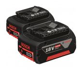 Bosch 1600Z00042 - Set de batteries (2pcs) Li-Ion 18V - 4.0Ah