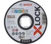 Bosch 2608619268 - X-LOCK Disque à tronçonner Multi Construction 115x1x22.23mm, plat