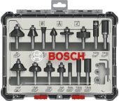 Bosch 2607017472 - Set 15 pièces fraises mix 8mm