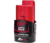 Milwaukee M12 B2 - Batterie Li-Ion - 2,0Ah - 4932430064