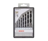 Bosch 2607010533 - Set 8 pièces mèche hélicoïdal à bois Robust Line, 3; 4; 5; 6; 7; 8; 9; 10 mm
